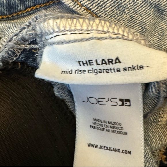 Joes Jeans The Lara Mid Rise Cigarette Ankle Maternity Jeans Size 25 - Picture 5 of 14